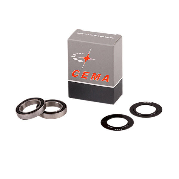 [SRC-BB-S009S-B] Spare Part lagerset voor CEMA 24 mm BB (Zwart, RVS)