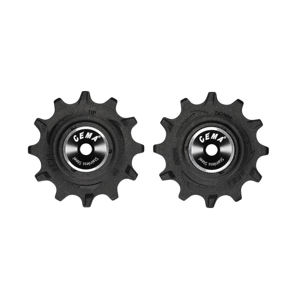 [SRC-JW-PR02-SS] 10/11V Pulley wheels (12-12T) (Stainless Steel)