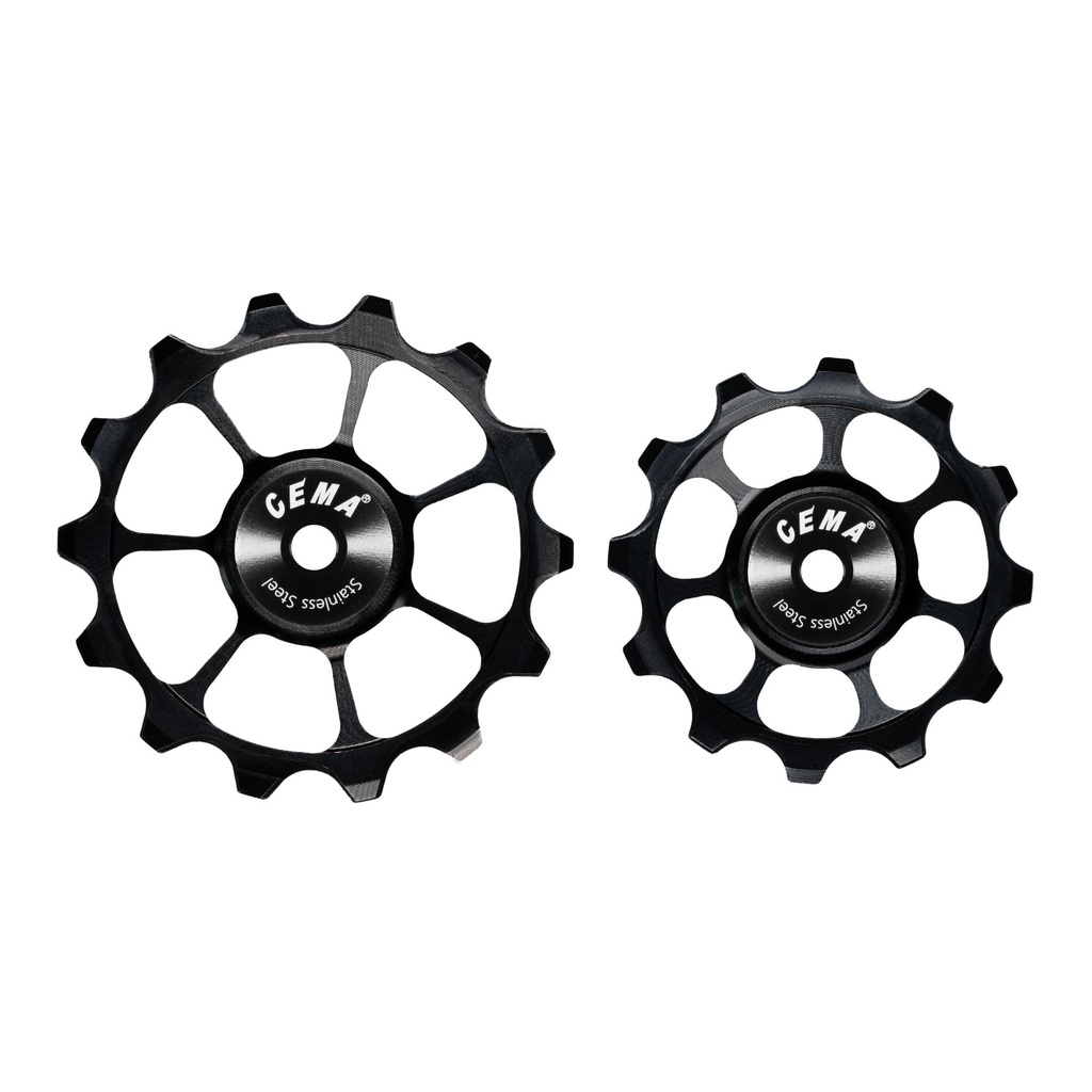 [SRC-JW-B024-SS] Galets de dérailleur 11V (OS 12-14T) (Acier inoxydable)