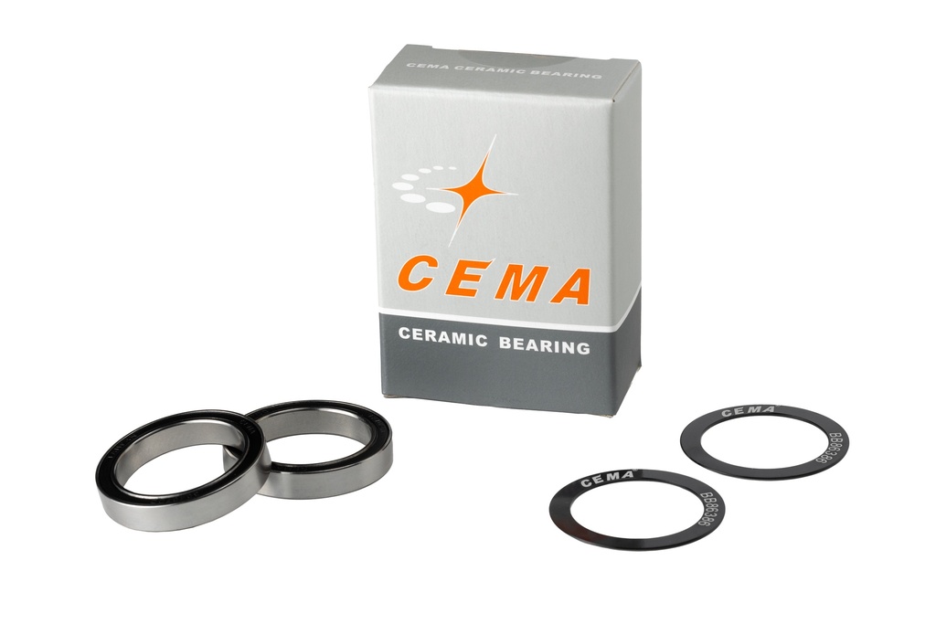 [SRC-BB-S012J-B] Spare Part bearing set for CEMA 86386 INTERLOCK - 30 mm (Chrome Steel)