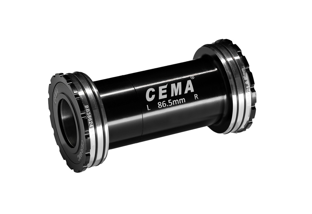[SRC-BT-BB38624B-SS] BB386 voor Shimano (RVS)