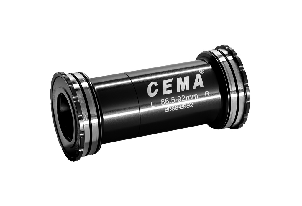 [SRC-BT-86CBPR-SS] BB86-BB92 voor Shimano (Zwart, RVS)